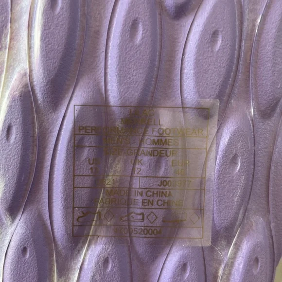 Merrell Hydro Moc Sliders Size UK 12 Lilac Slippers Sandals - Picture 6 of 8